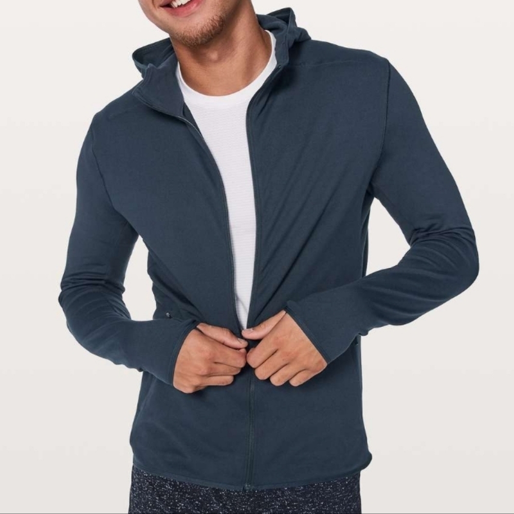 Lululemon Nautical Navy Surge Warm Full Zip Size Small